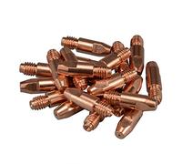 RIVERWELD Punta de contacto Φ1.0 M8 x 30 Ajuste 36KD MB36 MIG MAG Soplete de soldadura 20pk