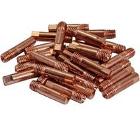 RIVERWELD Puntas de contacto MIG 15AK de 0,6 mm, 140.0008, 20 unidades | M6x25mm for MB15 MAG Co2 Welding Torch