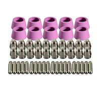 RIVERWELD SG-55 AG-60 Boquilla de Punta de Electrodo de Plasma 1,0mm 50Amp Corte Consumible Accesorio 50pcs