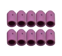 RIVERWELD TIG 13N12 No.8 (D12.5 x 30mm) Lente de gas Boquilla de alúmina Copas de cerámica Ajuste PTA SR DB WP 9 20 25 TIG Accesorios de soplete de soldadura 10pk