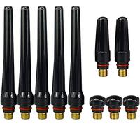 RIVERWELD TIG Back Cap Long 57Y02 57Y03 57Y04 Fit QQ 300 PTA DB SR WP 17 18 26 TIG Antorcha de soldadura (Surtido 10pk)