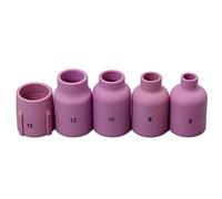 RIVERWELD tig lente de gas boquilla de alúmina copa de cerámica 57n75 57n74 53n87 53n88 53n89 kit fit wp 17 18 26 accesorios de antorcha de soldadura tig 5pcs