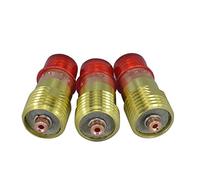 RIVERWELD TIG Lente de gas rechoncho 17GL116 1,6 mm Apto para antorcha de soldadura SR WP 17 18 26 TIG 3 unidades