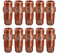 RIVERWELD TIG Stubby Collet Cuerpo 17CB20 (3,2 mm x 25 mm) para PTA DB SR WP 17 18 26 TIG Antorcha de soldadura 10 unidades