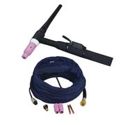 RIVERWELD WP-17 SR-17 Antorcha de soldadura TIG refrigerada por aire de 150 A completa con cubierta vaquera de 4 metros y 12 pies
