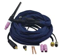 RIVERWELD WP17 SR17 17FV Antorcha de soldadura Tig refrigerada por aire de 12 pies y 150 amperios completa 3,8 metros