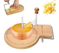 Rizador de queso de madera, rizador de flores de queso, herramienta de afeitado de chocolate de grosor ajustable para cocina, decoración de mantequilla