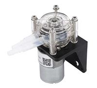 RIZGHWOY Bomba Peristáltica con Cabezal de PC Transparente de 500 Ml/min, Excelente Mano de Obra, Bomba Dosificadora para Agua (24V)
