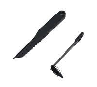 RIZGHWOY Cortador en Espiral y Cortador en Forma de V, Espiralizador de Verduras de Cocina y Herramienta para Tallar Frutas para Decorar Ensaladas, Fiestas, Picnics (1 juego)