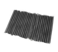RIZGHWOY Durable 100 Piezas de Alambre de Encuadernación de Doble Bucle con Capacidad de 60 Hojas para A4, Diseño de Paso 3:1, Ideal para Organizar Presentaciones y Proyectos (BLACK)