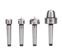 RIZGHWOY Juego de 4 Herramientas de Torneado de Madera MT1/MT2, Copas de Acero Duraderas para un Rendimiento óptimo del Torno de Madera y Metal, Perfecto para Aficionados (MT1)