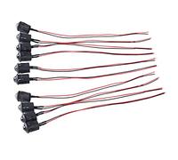 RIZGHWOY Kit Surtido de Diodos Emisores de Luz LED de para Bricolaje, 10 Bombillas Constantes Precableadas de 12 V y 10 Mm para Publicidad en Cajas de Luz, Indicador de Señal (cabello blanco