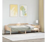 RJPLMFV - Marco de cama (90 x 190 cm, madera de pino macizo) | Somier de láminas incluido, diseño moderno, estable y duradero, sin colchón
