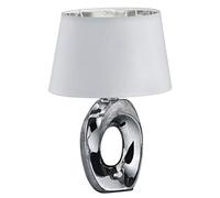 Reality Leuchten RL LIVE YOUR LIGHT, Lampara de Mesa TABA, R50511089, Sobre Mesa, Plateado