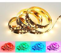 RL LIVE YOUR LIGHT Reality Leuchten R65543102 R65543102 - Tira de luces LED (plástico, 10,5 W, se puede acortar 300 cm, mando a distancia, cambio de color)
