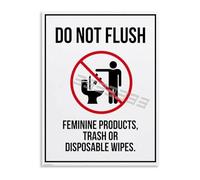RNUMLIGH Bathroom Guidelines Poster Cute Family Rules Canvas Wall-Art for Powder Room Home Decor(Framed,12x18inch(30x45cm))