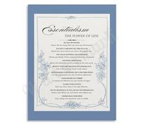 RNUMLIGH Essentialism Poster The Power of Less Minimalist Philosophy Motivational Quote Wall-Art for Focus Discipline(Unframed,16x24inch(40x60cm))