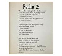 RNUMLIGH Psalm 23 The Lord Is My Shepherd Wall-Art Print Inspirational Scripture Poster Home Office Decor(Framed,08x12inch(20x30cm))