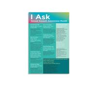 RNUMLIGH Trauma Informed Office Poster Mental Health Awareness Educational Visual Guide Support Advocacy Canvas Wall-Art Clinic Decor(Unframed,12x18inch(30x45cm))