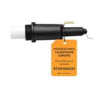 RO Linea Blanca ® Piezo Electrico Encendido Calentador Gas Compatible Con Junkers Bosch Neckar 8748108023 Rosca M22 Macho 2 Faston6.3mm Boton 17mm Repuesto Tecnico Serie WR400 W125 W135 W275 W350