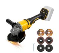 Roadtime 125mm Amoladora angular lijadora para DeWalt de 20V(sin batería)