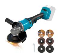 Roadtime 125mm Amoladora angular lijadora para Makita de 18V(sin batería)