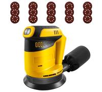 Roadtime 125mm Lijadora Excentrica Inalámbrica para DeWalt 20V(Sin Batería)