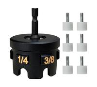 RoaQinFo Accesorio de Taladro para Tuercas con Vástago Hexagonal, Destornillador de Tuercas para Extracción Rápida de Tuercas Y Pernos para Contratistas