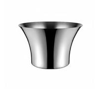 RoaQinFo Cubo de Hielo Comercial en Acero Inoxidable Cubitera Champanera Construcción sin Fugas para Limpieza Rápida Capacidad Generosa para Enfriar Adecuado, Plateado, Grande