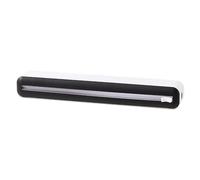 RoaQinFo Dispensador de Film Transparente Organizador Portarrollos Herramienta de Cocina Almacenaje Multipropósito con Succión Adecuado para Almacenam, Blanco Negro, Individual