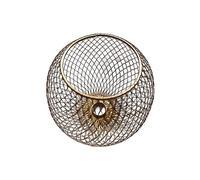 RoaQinFo Pantalla de Lámpara Decorativa de Hierro Cubierta Metálica para Lámpara Colgante Estilo Vintage con Estructura Enrejada Resistente Adecuada para