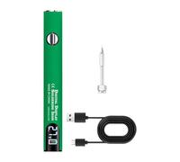 RoaQinFo Soldador Inalámbrico Portátil con Voltaje Ajustable, Uso Profesional Y Doméstico (2,7 V, 3,4 V, 4,2 V), Alto Rendimiento Y Carga USB, Conjunto Verde