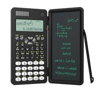 ROATEE-Calculadora cientifica con Bloc de Notas, calculadoracientifica de Oficina 82 MS, Funciona con energia Solar y bateriacalculadora cientifica Plegable de 6.5 Pulgadas