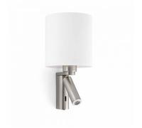 Rob Aplique Niquel Mate E27 60w Led 3w 3000k