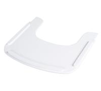 Roba Bandeja para comer de madera con bordes protectores compatible con Trona Sit Up Flex Blanco