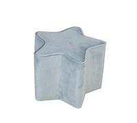 roba Baumann GmbH Roba Lil Sofa - Taburete infantil con forma de estrella (24 cm), color azul claro