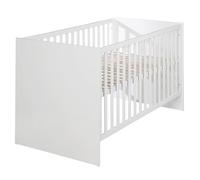roba Cuna Convertible de Madera Lilo (70 x 140 cm) - Altura Regulable con 3 peldaños extraíbles - Cama de bebé Convertible en Cama Infantil - Blanco