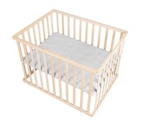 Roba Parque infantil 75 x 100 cm - Gris - Madera natural