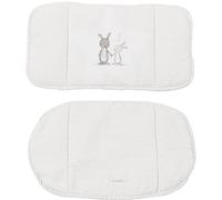 roba Reductor de asiento, funda para trona 'Fox & Bunny', cojín de asiento de 2 piezas para tronas altas
