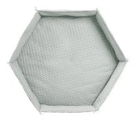 Roba Tapete para corralito de bebé hexagonal acolchado - Verde mate
