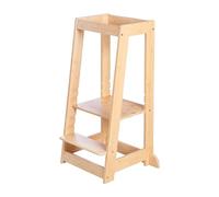 Roba Torre Montessori Kids Roba – Altura ajustable, bambú FSC, soporta 80 kg