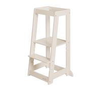 roba Torre Montessori "Monti Step" - Taburete Seguro para Niños - Ideal como Ayudante de Cocina - Soporta hasta 80 kg - Madera Certificada FSC - Beige