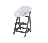 ROBA Trona evolutiva 2 en 1 »Born Up Zickzack«, con reductor de asiento. (antracita)