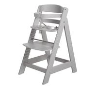 roba Trona Evolutiva de Madera Gris Sit Up III, Altura Ajustable, de 6 Meses, Soporta 70 kg, Silla Resistente para Bebés con Barra de Seguridad