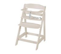 roba Trona Evolutiva de Madera - Sit Up Flex - Altura Ajustable - de 6 Meses - Soporta 70 kg - Silla de Bebé Antivuelco - Beige/Cachemira