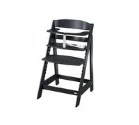Roba Trona evolutiva Sit Up Flex – Madera negra, altura ajustable, 6 meses, antivuelco