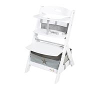 roba Trona para Bebé Liv Up Incl. Organizador de Trona - Trona Infantil de Madera Certificada FSC - Desde 6 Meses - Hasta 70 kg - Blanco