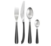 Robert Welch Cubertería Contour 24 piezas negro