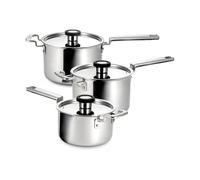 Robert Welch Set de cacerolas 316 Series Acero inoxidable. 3 piezas