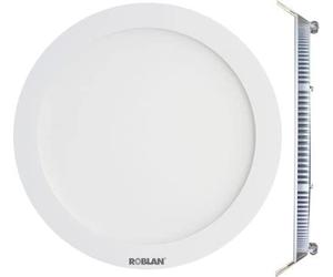 Roblan LEDPANEL12FB Panel Empotrable, 12 watts, Blanco